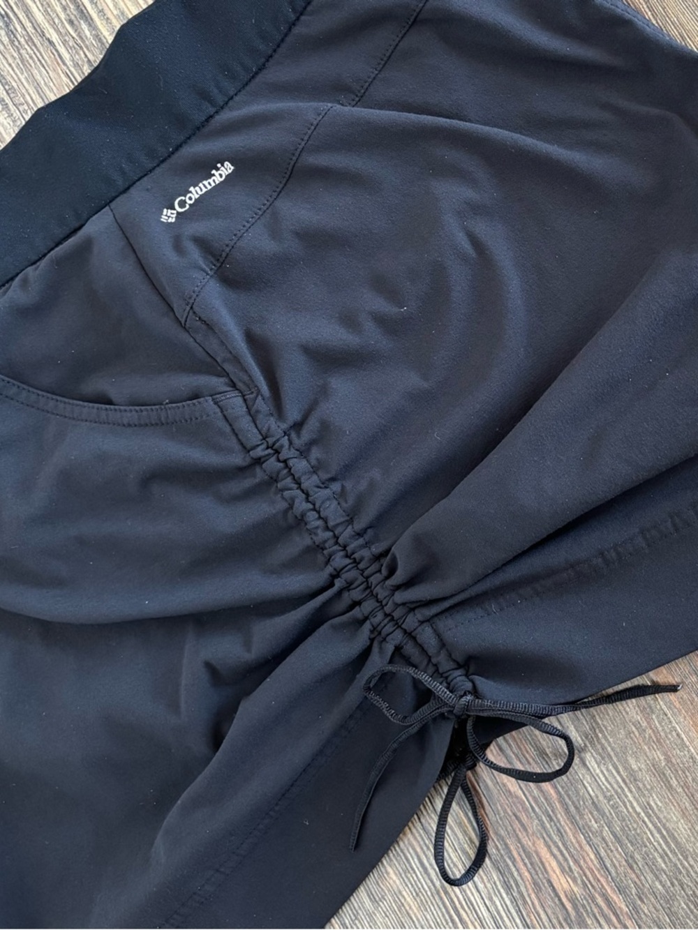 Columbia Sportswear Omni-Shield Casual Active Skort Womens S Black Ruched Sides - Picture 12 of 15